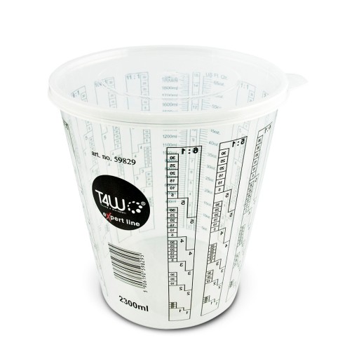 Nádoba na miešanie farieb T4W so stupnicou 2300 ml