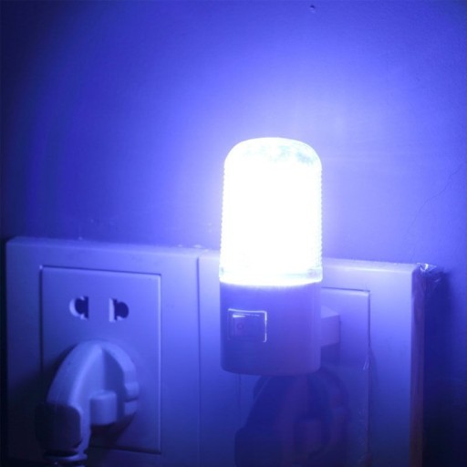 LED NOČNÁ LAMPA PRE KONTAKTNÉ VÝKONNÉ BIELE SVETLO