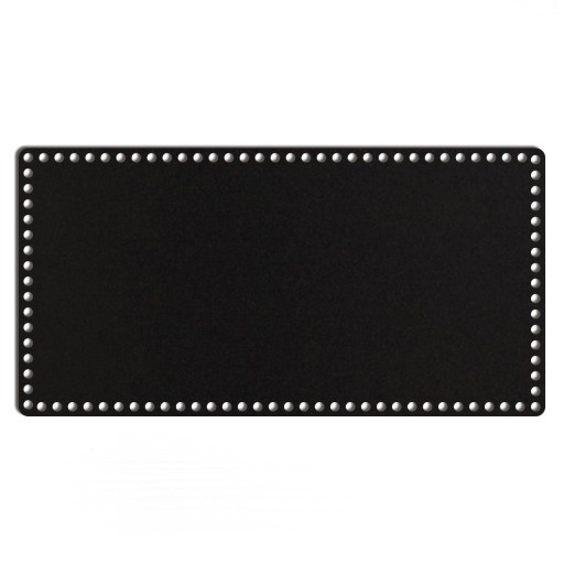 čierny základný košík dno 28x55cm HDF obdĺžnik