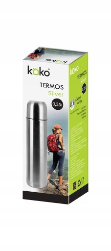 Turistická nerezová termoska 350ml DURABLE