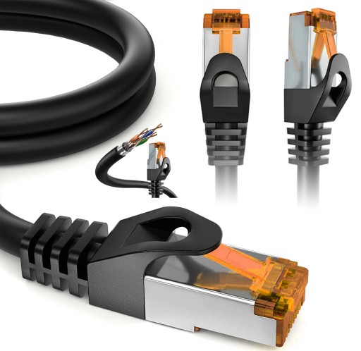 INTERNETOVÝ KÁBEL LAN ETHERNET PATCHCORD RJ45 SFTP 10Gb CAT6a 1,5M