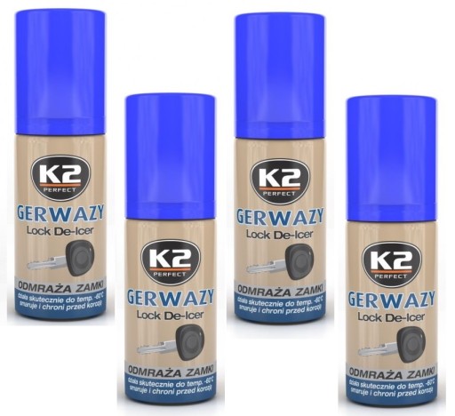 K2 GERWAZY ROZMRAZOVAČ ZÁMKU -60 STUPŇOV 50ml