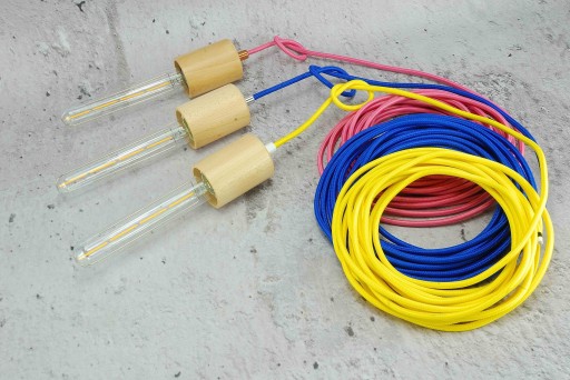 Dekoratívna podlhovastá LED žiarovka cencúľ žiarovka loft retro pavúk lampa DIY