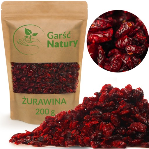 Brusnice Sušené čerstvé rezané prírodné 0,2kg 200g