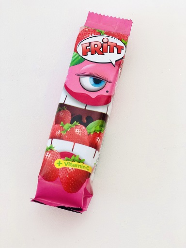 Fritt instantný cukrík s príchuťou jahody s vitamínom C 35 g
