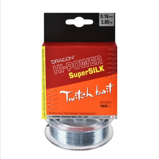 Hi-POWER SuperSILK TWITCH BAIT / Momoi vlasec 0,16 mm/3,80 kg sivomodrý