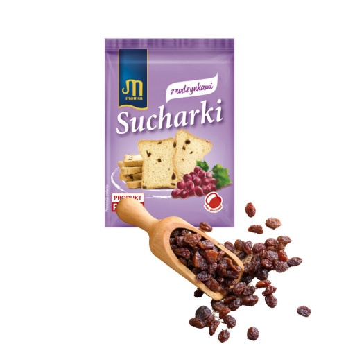 Mamut sucháre s hrozienkami 42 g (4 kusy)