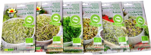 BIO Semienka rukoly na klíčky PL-EKO Bio
