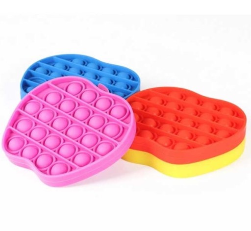 PUSH BUBBLE POP IT APPLE SENSORY TOY