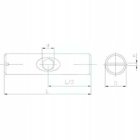 4x Pozinkovaná metrická skrutka M8x80 + Valčeková matica + imbusový kľúč