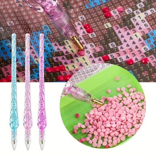 Diamantové vyšívacie pero Crystal Rose