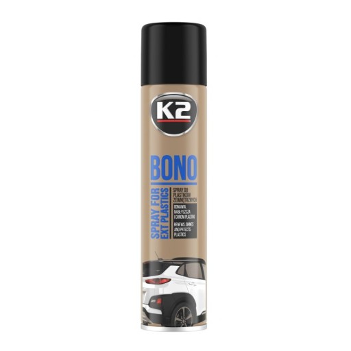 K2 BONO BLACK NA GUMU A PLASTY 300ML SPREJ