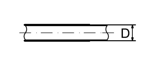 Oceľové lano v PVC plášti, 4mm červené - 5m