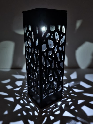 Solárny stĺpik, solárne LED záhradné svietidlo, 28 cm, súmrakový senzor