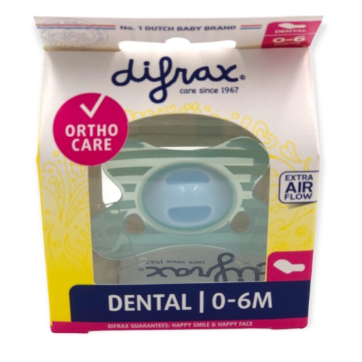 DIFRAX DENTAL cumlík 0-6M MODRÝ PRUHOVANÝ