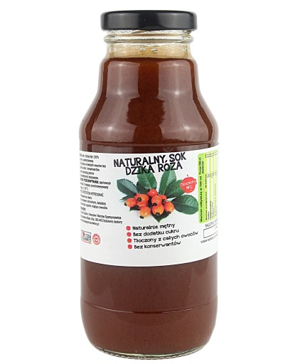 ŠŤAVA DIVOKÁ RUŽA 100% LISOVANÁ NFC 300ML DARČEK