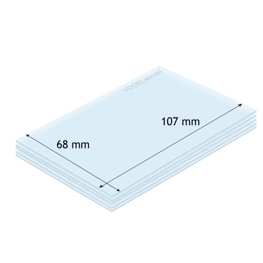 Vogelmann Ochranné PVC sklo 68x107mm (5ks)