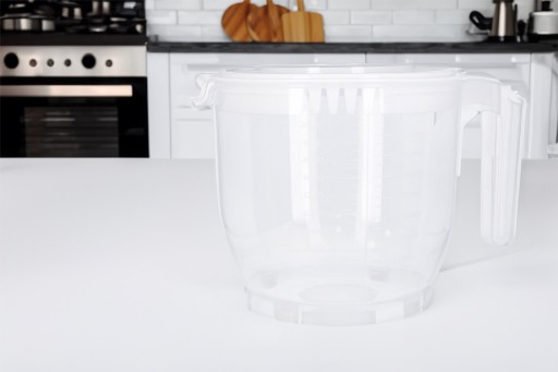 KUCHYŇSKÁ ODMERKA, 2,2l mixovacia nádoba s vekom, priehľadná rukoväť