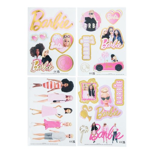 Sada nálepiek Barbie (16 kusov)