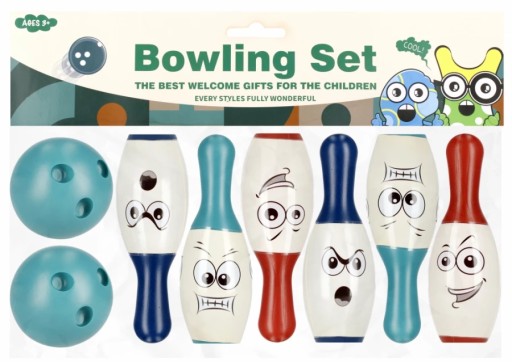DOMÁCA BOWLINGOVÁ ZRUČNOSTNÁ HRA S 2 GUĽAMI