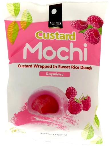 Mochi ryžové sušienky s malinovou náplňou 110g ROYAL FAMILY