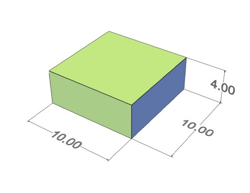 Neodymový tanierový magnet MPŁ 10x10x4 N38 1 kus