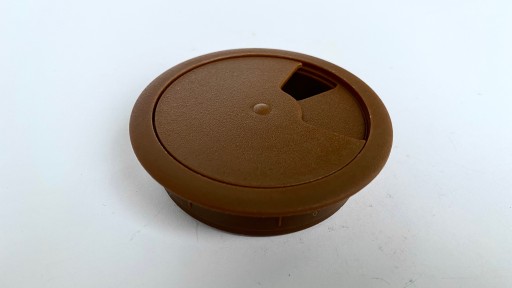 Okrúhla káblová vývodka fi60 plast hnedá 5 ks.