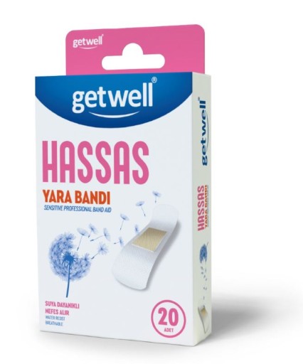 GETWELL SENSITIVE NÁplasti PRE CITLIVÚ POKOŽKU 19x72mm 15 ks
