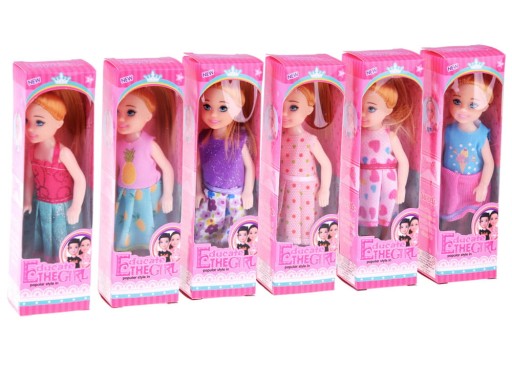 BÁBIKA rozkošná mini BÁBIKA 13cm BÁBIKA v šatách