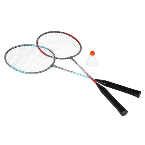NILS Súprava 2 bedmintonových rakiet + loptička