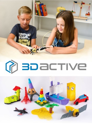 NÁPLNE 3D PERÁ PRE DETI PLA FILAMENT 3D PERÁ 60 M ŠTARTOVACÍ SADA