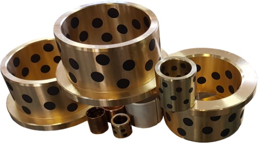 KLZNÉ POUZDRO BRONZOVÉ OCELOVÉ LOŽISKO PTFE S PRÍRUBOU TEFLON PAF BS 14x16x11