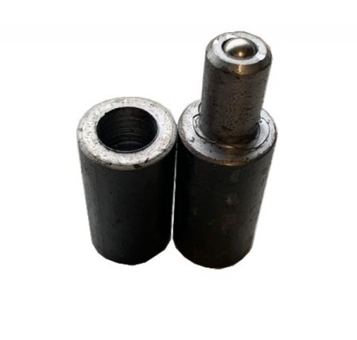 Sústružený oceľový pánt s priemerom gule 27x110mm pre brány