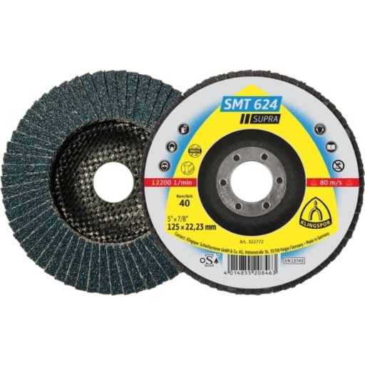 Klingspor kovový kotúč 322774 22,2x125 mm g60