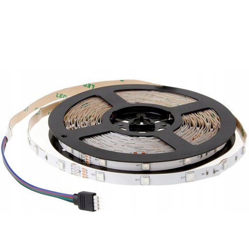 VODEODOLNÉ FAREBNÉ LED RGB LED PÁS VODEODOLNÉ SAMOLEPIACI 5m + DIAĽKOVÉ OVLÁDANIE