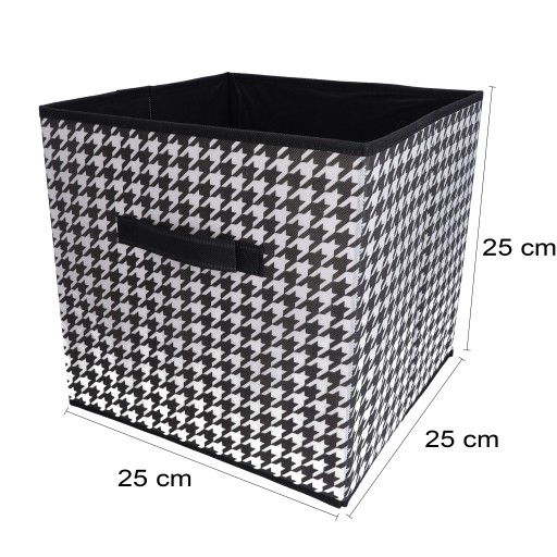ORGANIZÁTOR ŠATNÍKA, textil, 25x25x25 cm, na doplnky, oblečenie, držiak na košík