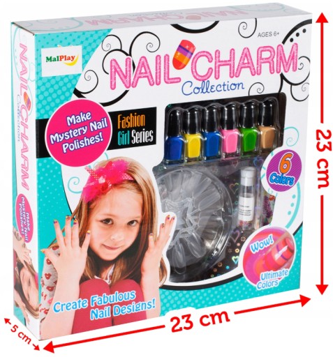 Beauty Studio Laky na nechty Kozmetika pre deti Sada 12 ks