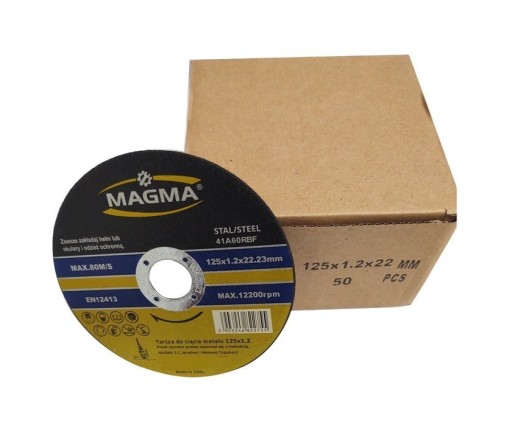 10 oceľových rezných kotúčov na kov 125x1,2 kotúčov 125mm