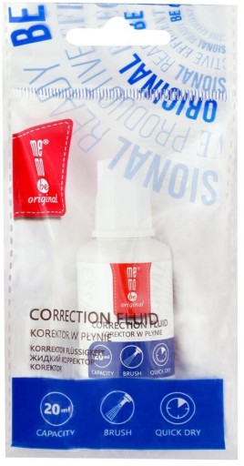 MemoBe tekutý korektor so štetcom 20ml