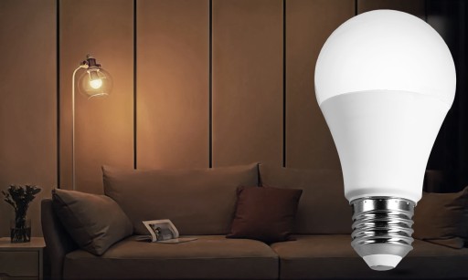E27 LED žiarovka 12W pohybový a súmrakový senzor neutrálna biela mikrovlnná rúra