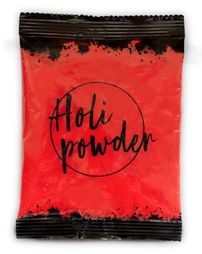 Holi Powder color powder HOLI Festival farieb ČERVENÁ bezpečná