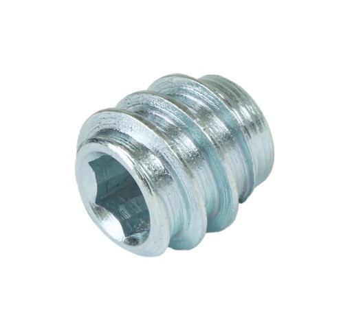 Zásuvka na skrutkovanie 10X M6 x 12 mm, nábytková vložka na drevo, so 6 imbusovým kľúčom