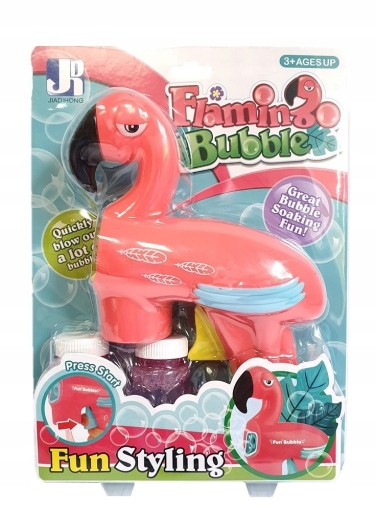 BUBBLE GUN FLAMING RUŽOVÁ + DVE TEKUTINY