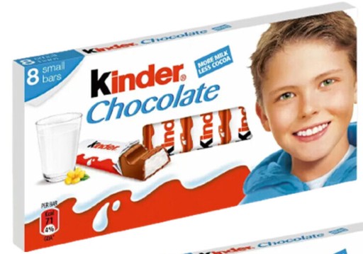 Kinder čokoláda 100g tyčinky mliečnej čokolády