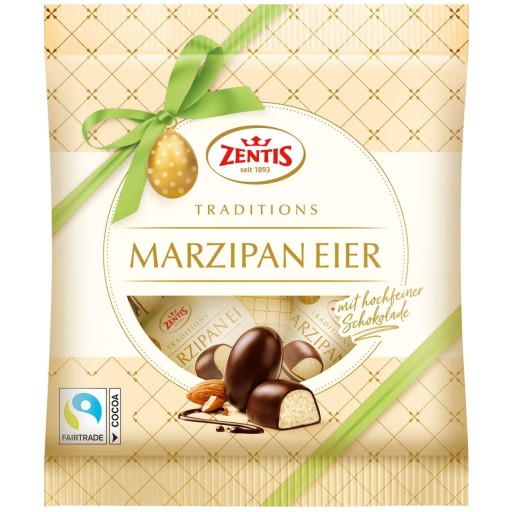 Zentis Marcipanki Marcipán plnený horkou čokoládou ku Dňu matiek 10x20g DE