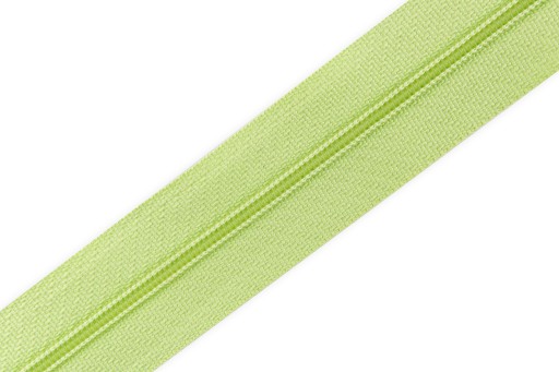 Špirálový zips Dĺžka 18 cm Limetková farba
