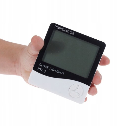 DIGITÁLNY TEPLOMER HYGROMETER HODINY METEOSTANICE