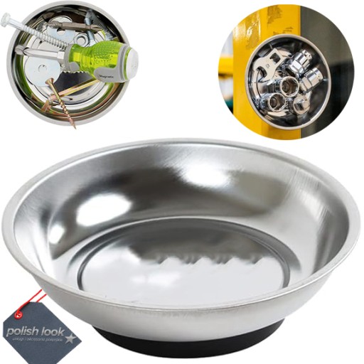 Organizér nádoba na odpadky magnetická miska na okrúhle skrutky 150mm