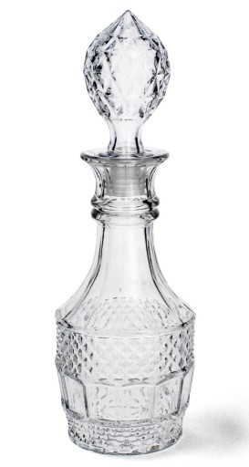 KARAFA FĽAŠA NA WHISKY LIKÉR SKLO 780 ML