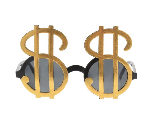 PÁRTY OKULIARE DOLLARS DOLLARS